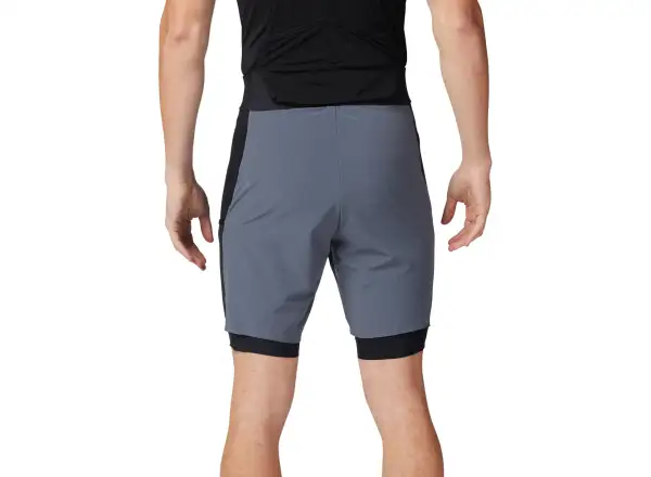 Fox Flexair Ascent Herren Shorts mit Grafik Graphit-Farbe