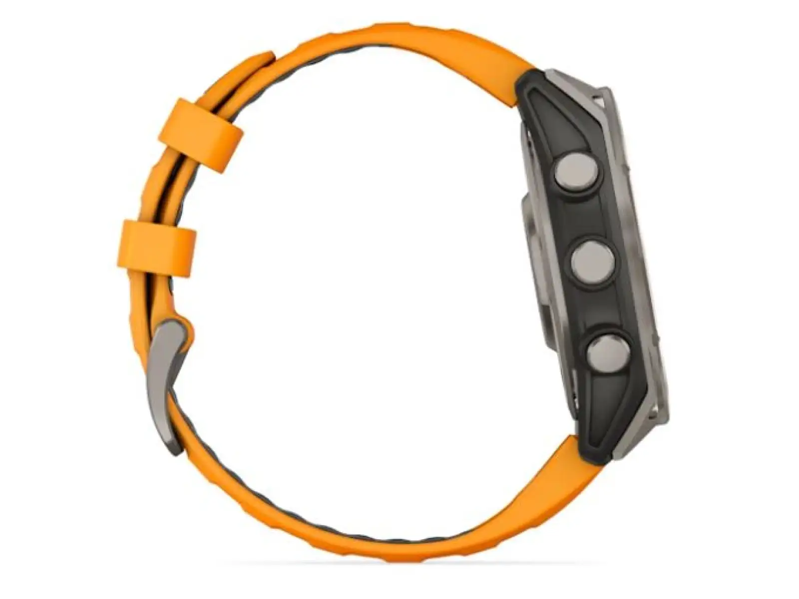 Garmin fenix 8 - 47 mm AMOLED Saphir Smartwatch Titanium Orange/Graphite