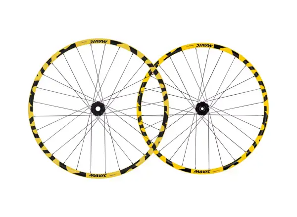Mavic Deemax DH gelb Mullet 29"/27,5" 6-Loch eingespeichte Laufräder Freilauf Shimano