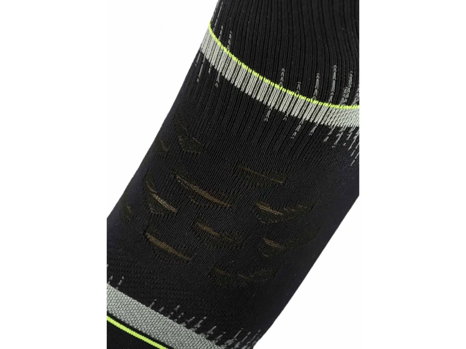 Sidas Run Ultra Socken Schwarz/Gelb