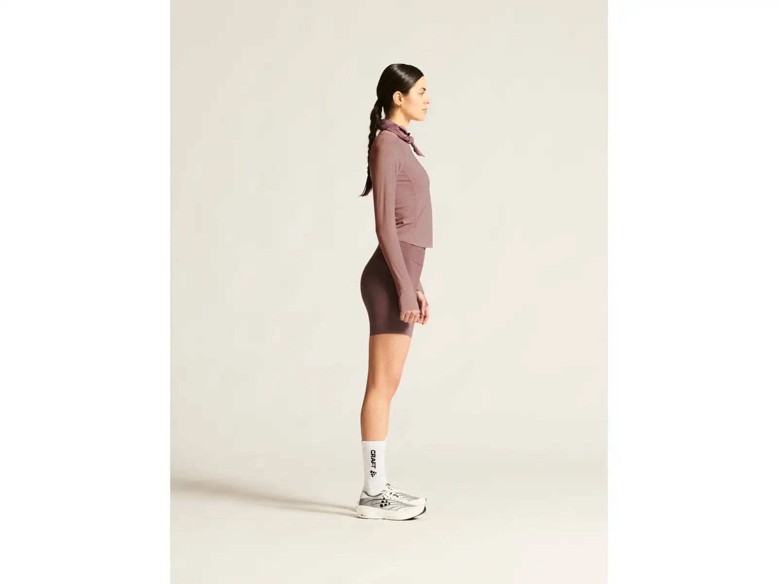 Craft Hypervent Tight Damen Langarmshirt violett