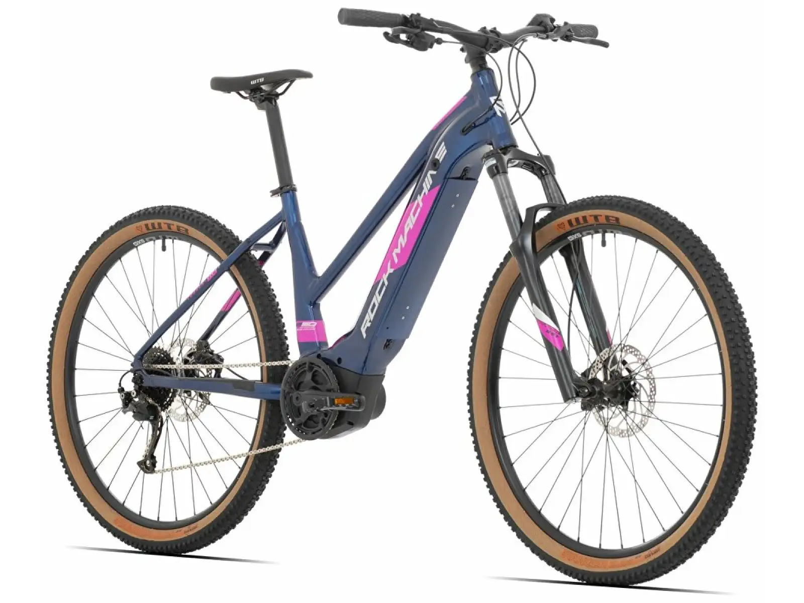Elektromountainbike Rock Machine Torrent INT e50-29 Glanz Blau/Silber/Rosa