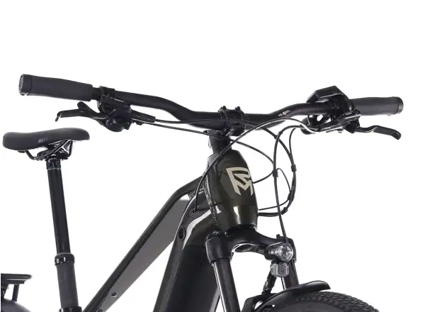 Rock Machine eBlizz B70T Elektro-Mountainbike Gloss Dark Forest