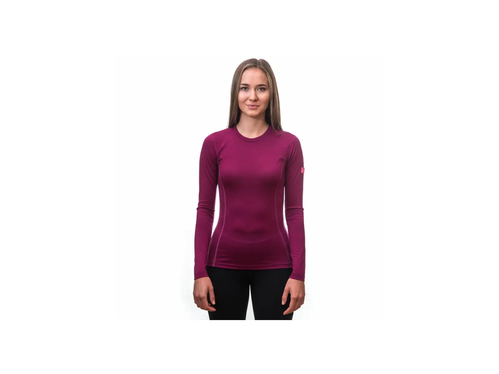 Sensor Merino Active Damenhemd Langarm Lilla