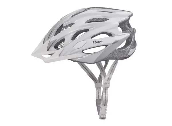 Etape Venus Damenfahrradhelm weiß/silber matt