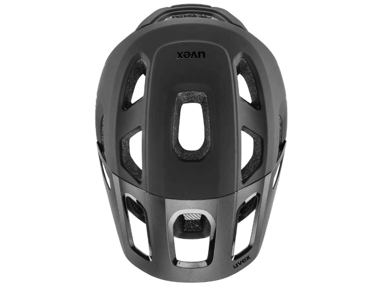 Uvex React MTB Helm Black/Teal Matt