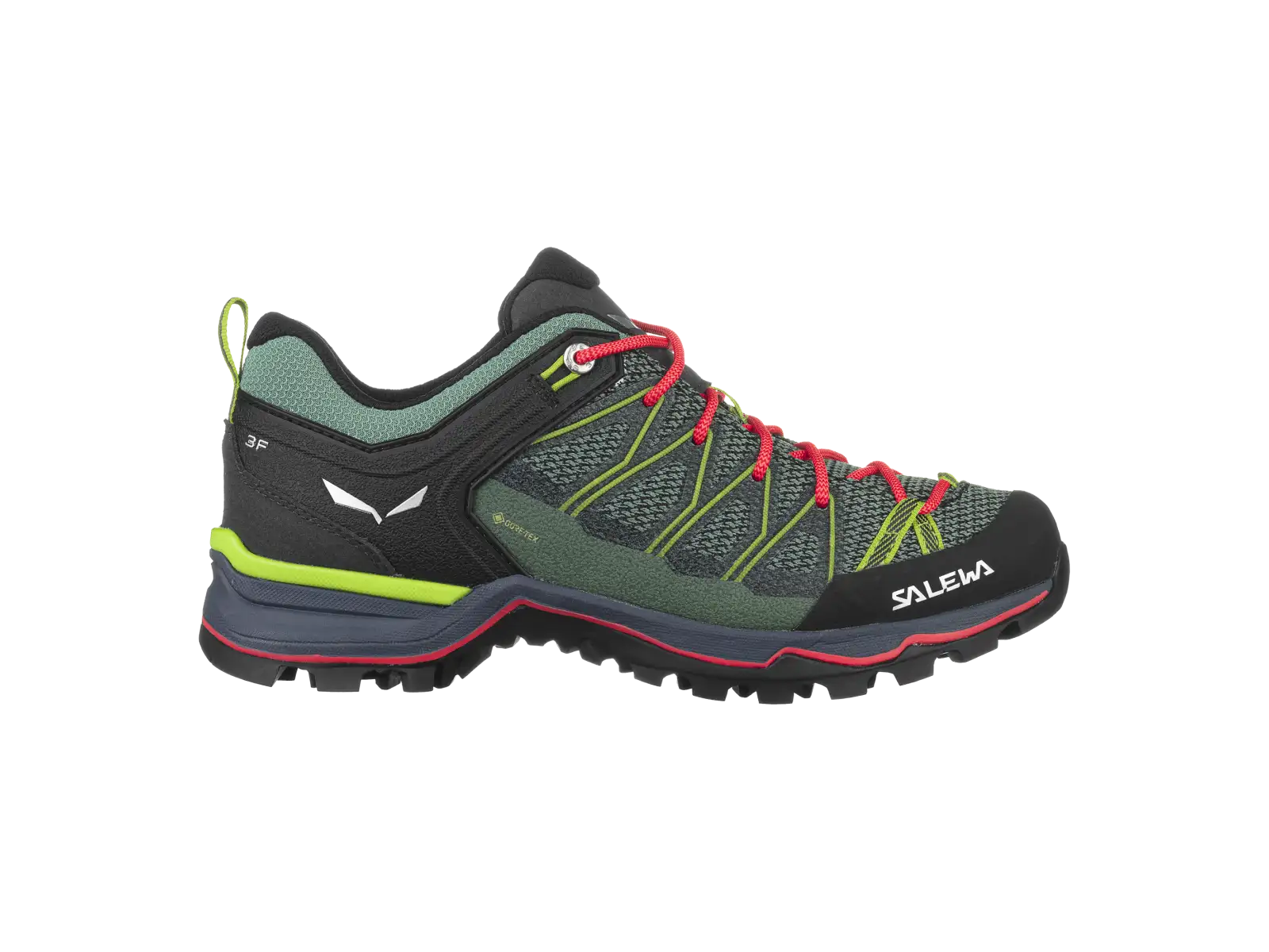 Salewa Mountain Trainer Lite GTX Damen Schuhe Feld Green/Fluo Coral