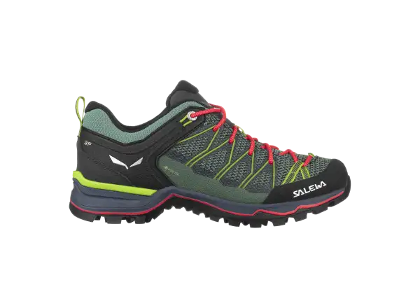 Salewa Mountain Trainer Lite GTX Damen Schuhe Feld Green/Fluo Coral