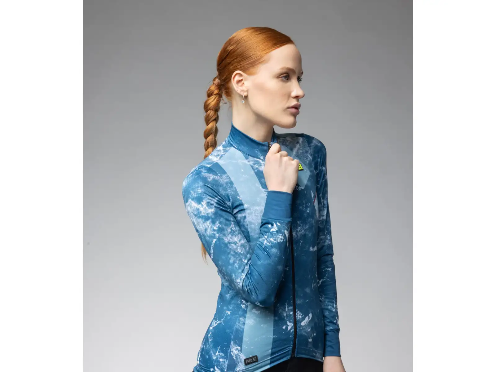 Alé PR-E Icy Damen Langarmtrikot Blau