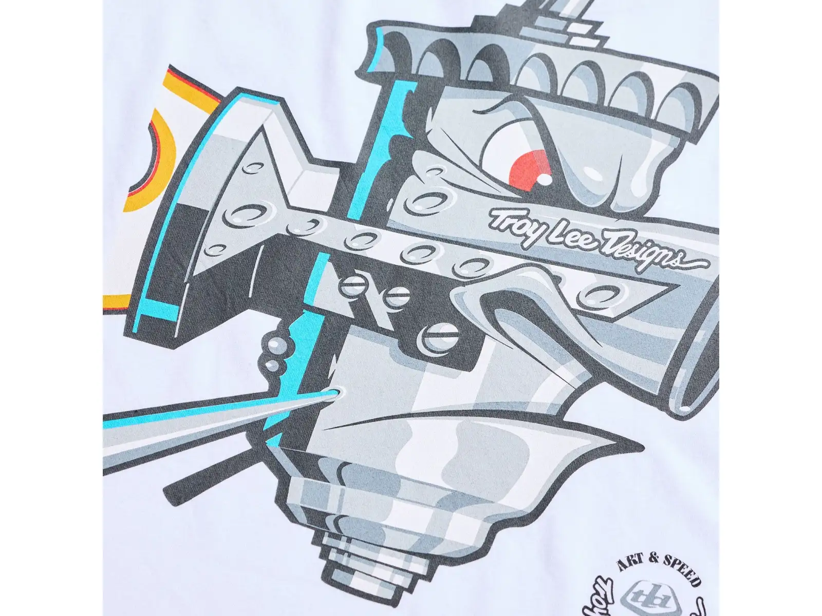 Troy Lee Designs Carb Club Herren T-Shirt Kurzarm White