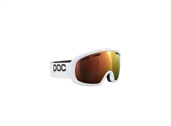 POC Fovea Mid WF Skibrille Hydrogen White/Partly Sunny Orange