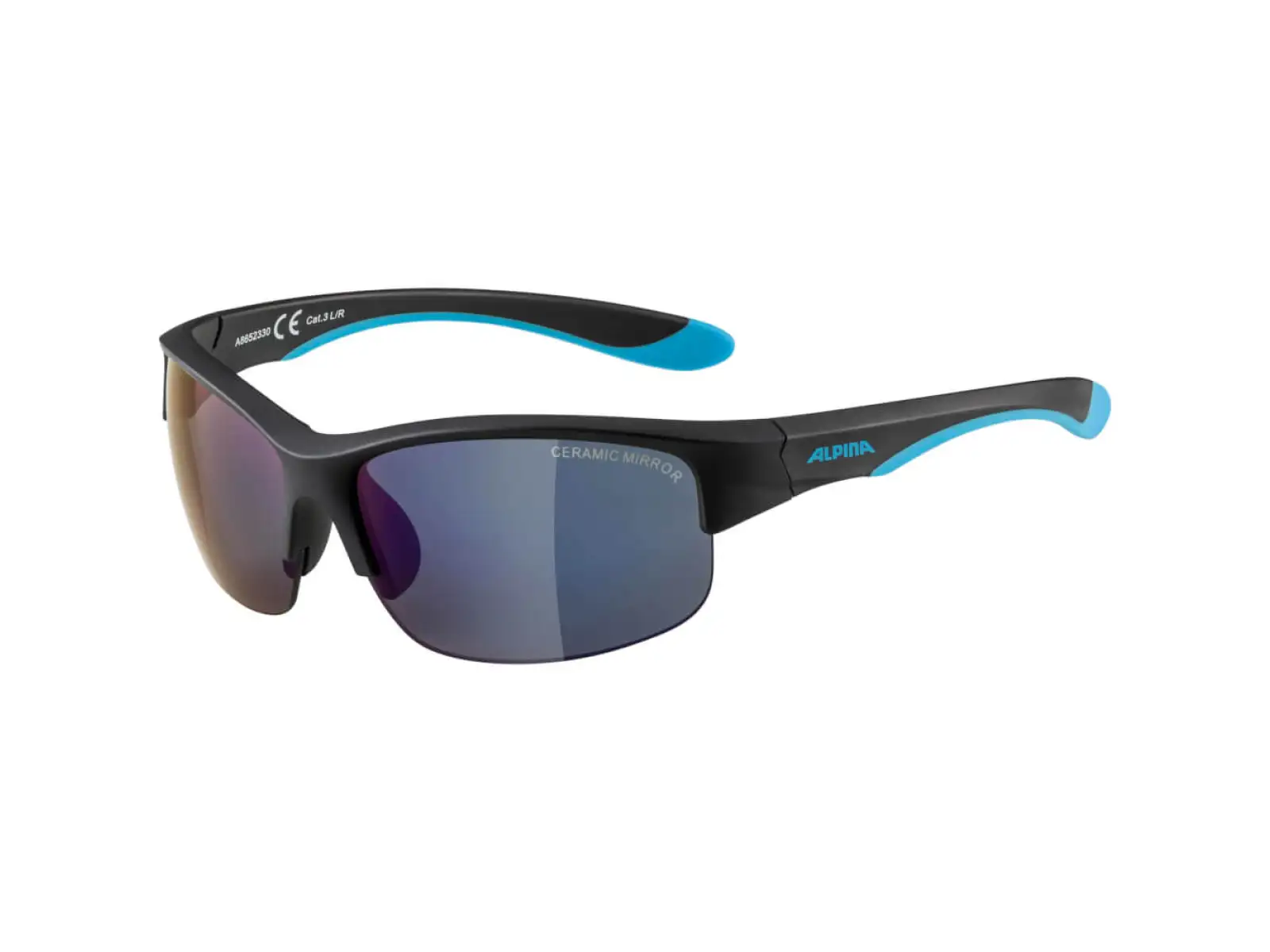 Alpina Flexxy Jugend HR Kinderbrille Black/Blue Matt
