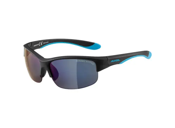 Alpina Flexxy Jugend HR Kinderbrille Black/Blue Matt