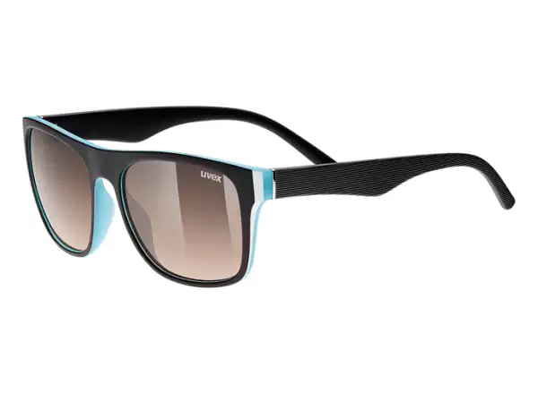 Uvex LGL 26 Brille Schwarz, Blau/Lite-Mirror Braun