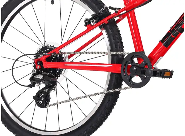 Rock Machine RIFF Jr 24 Kinderfahrrad Gloss Fire Red