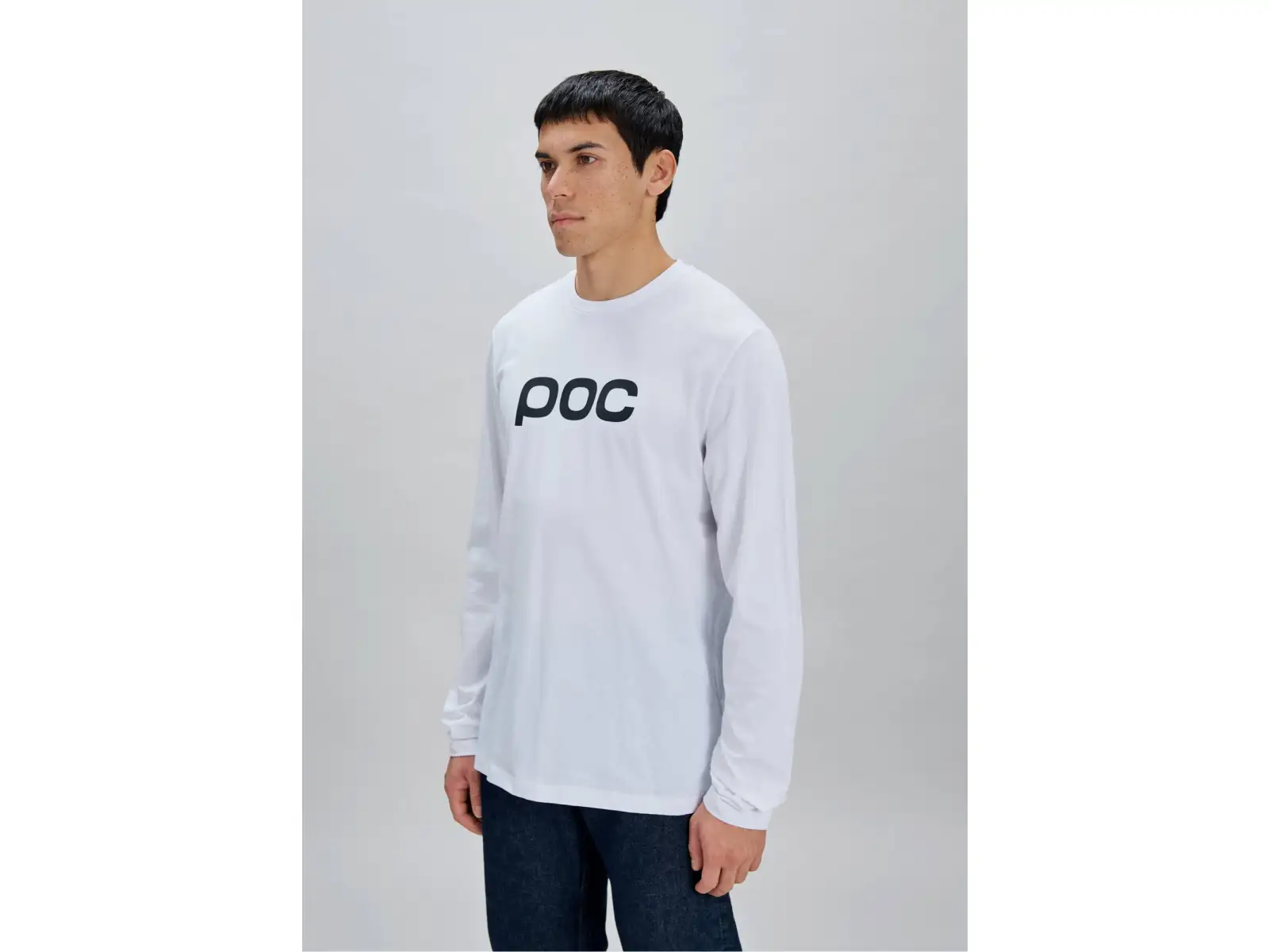 POC L/S Tee Langarmshirt Hydrogen White