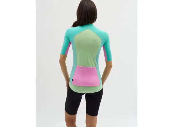 Silvini Stelvia Damen-Trikot Kurzarm Ocean/Blush