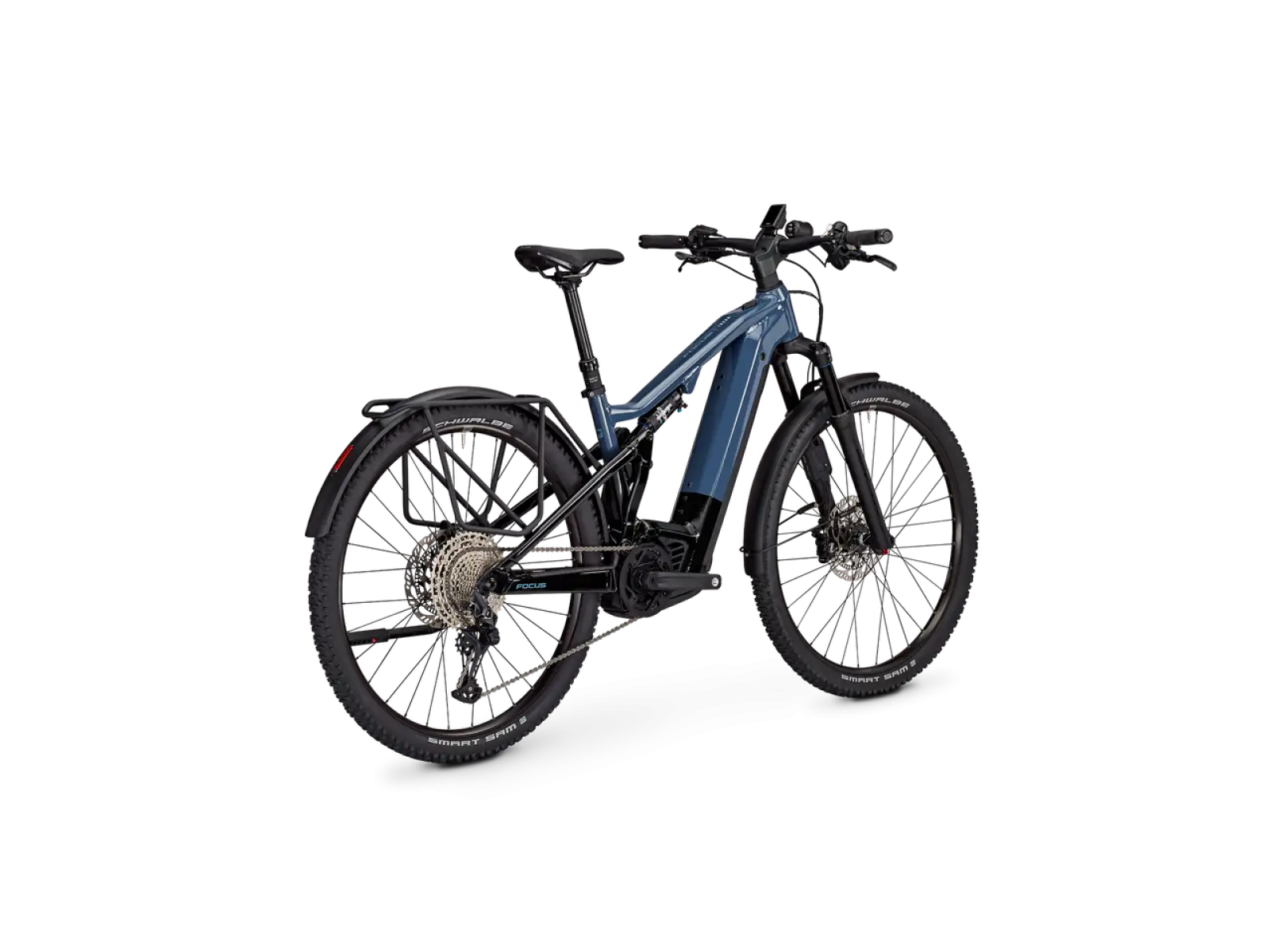 Focus Thron2 6.9 EQP ABS DI E-Mountainbike Stoneblue Glossy / Magicblack Glossy