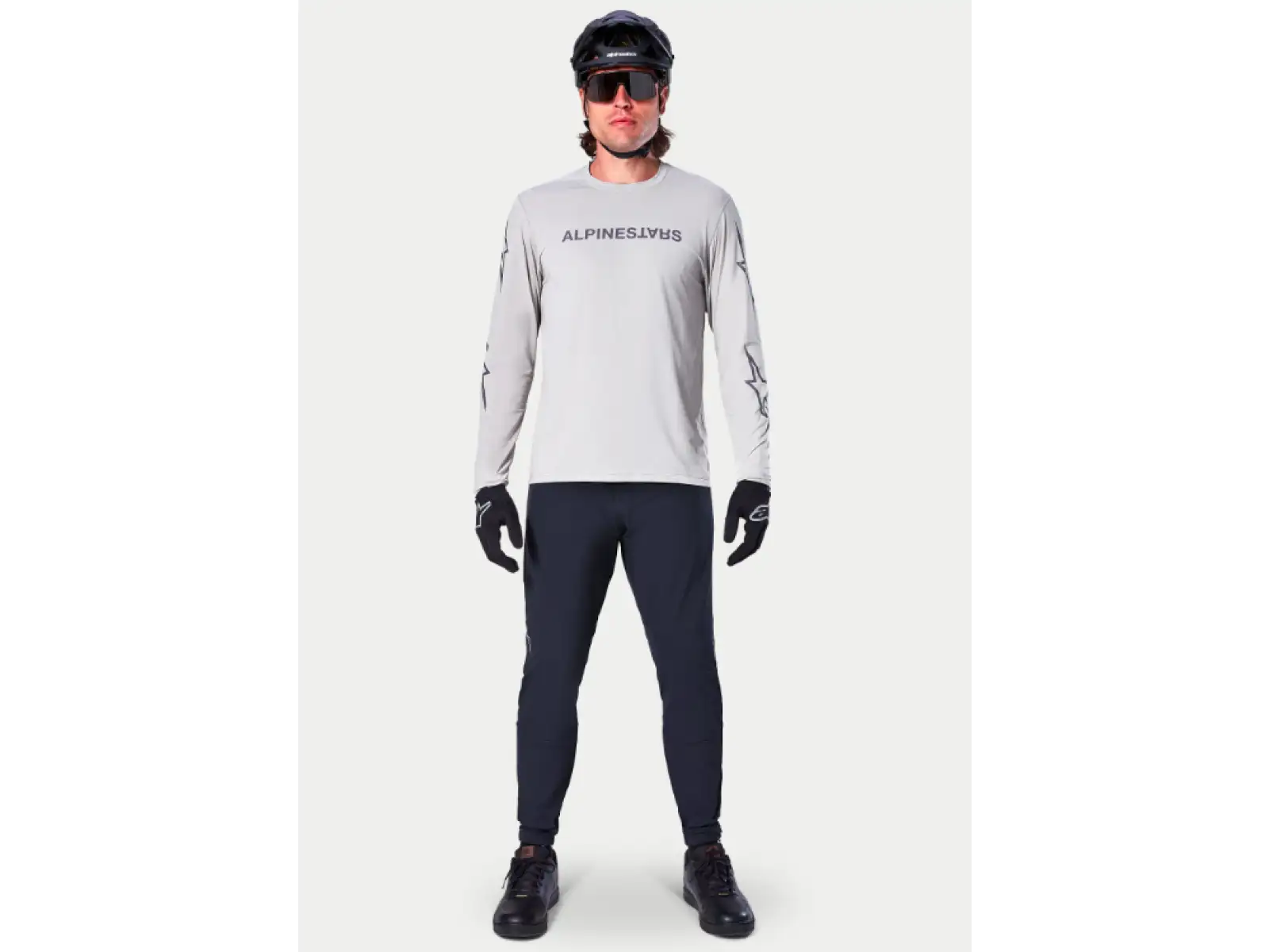Alpinestars A-Dura Switch Herren Trikot langarm Light Grey