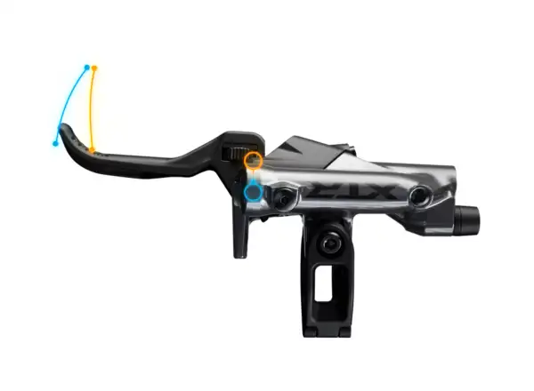 Shimano XTR BR-M9220+BL-M9220 Scheibenbremse hinten Beläge Metall mit Kühlung