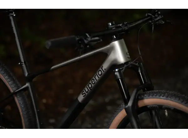 Superior XP 9.8 Mountainbike Matte Carbon/Dark Chrome