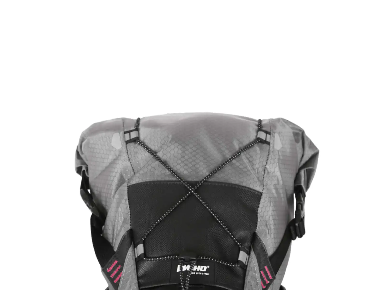 Woho X-Touring Dry Bag Satteltasche 8-12 l Honeycomb Iron grau Größe M.