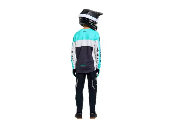 Troy Lee Designs Youth Sprint Pro Kindertrikot Langarm Yo Moto Carbon