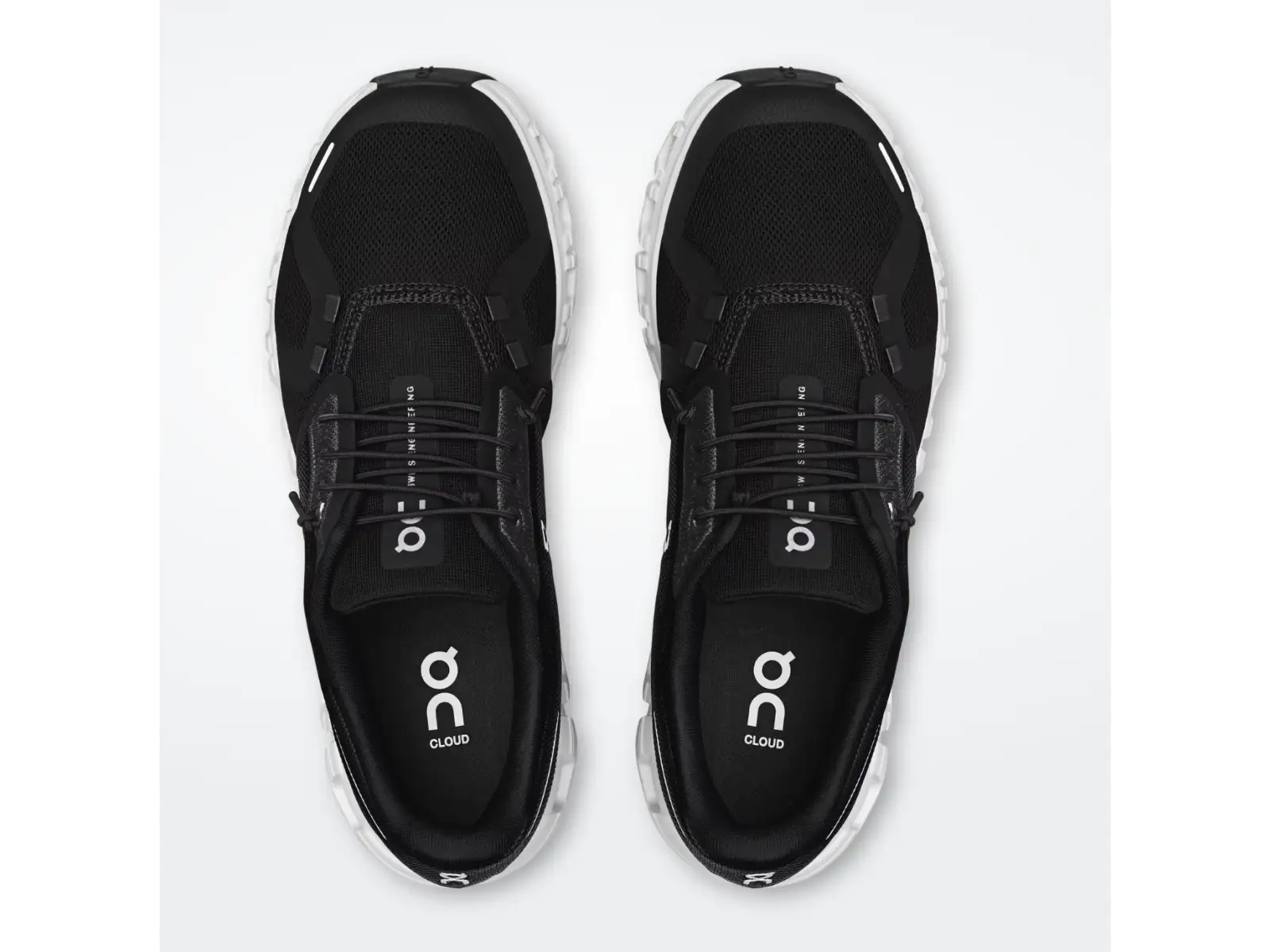 On Cloud 6 Damen-Laufschuhe schwarz/weiß