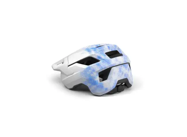 MET Shelter Youth Kinderhelm White Blue