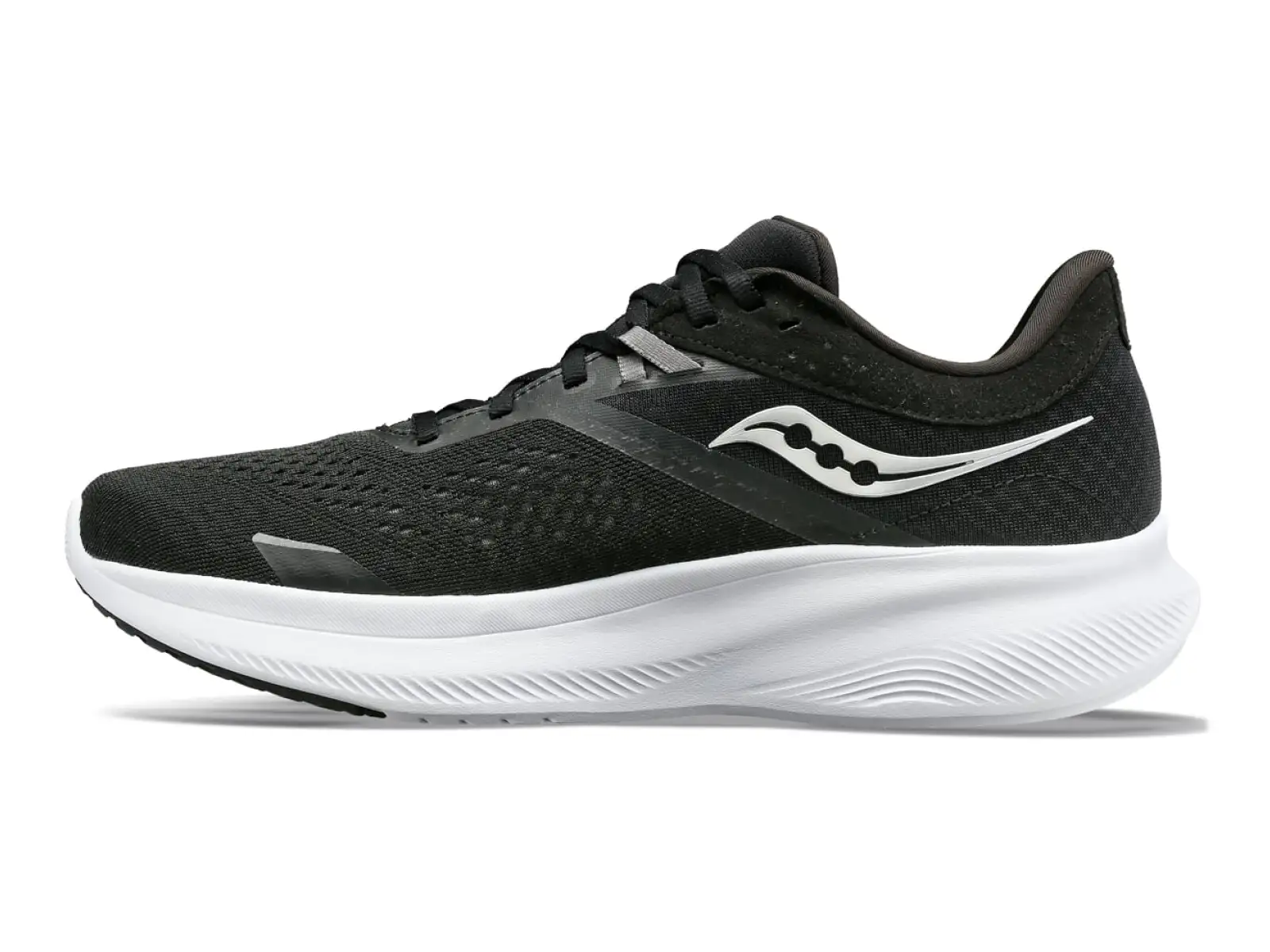 Saucony Ride 16 Damen Laufschuhe Schwarz/Weiß