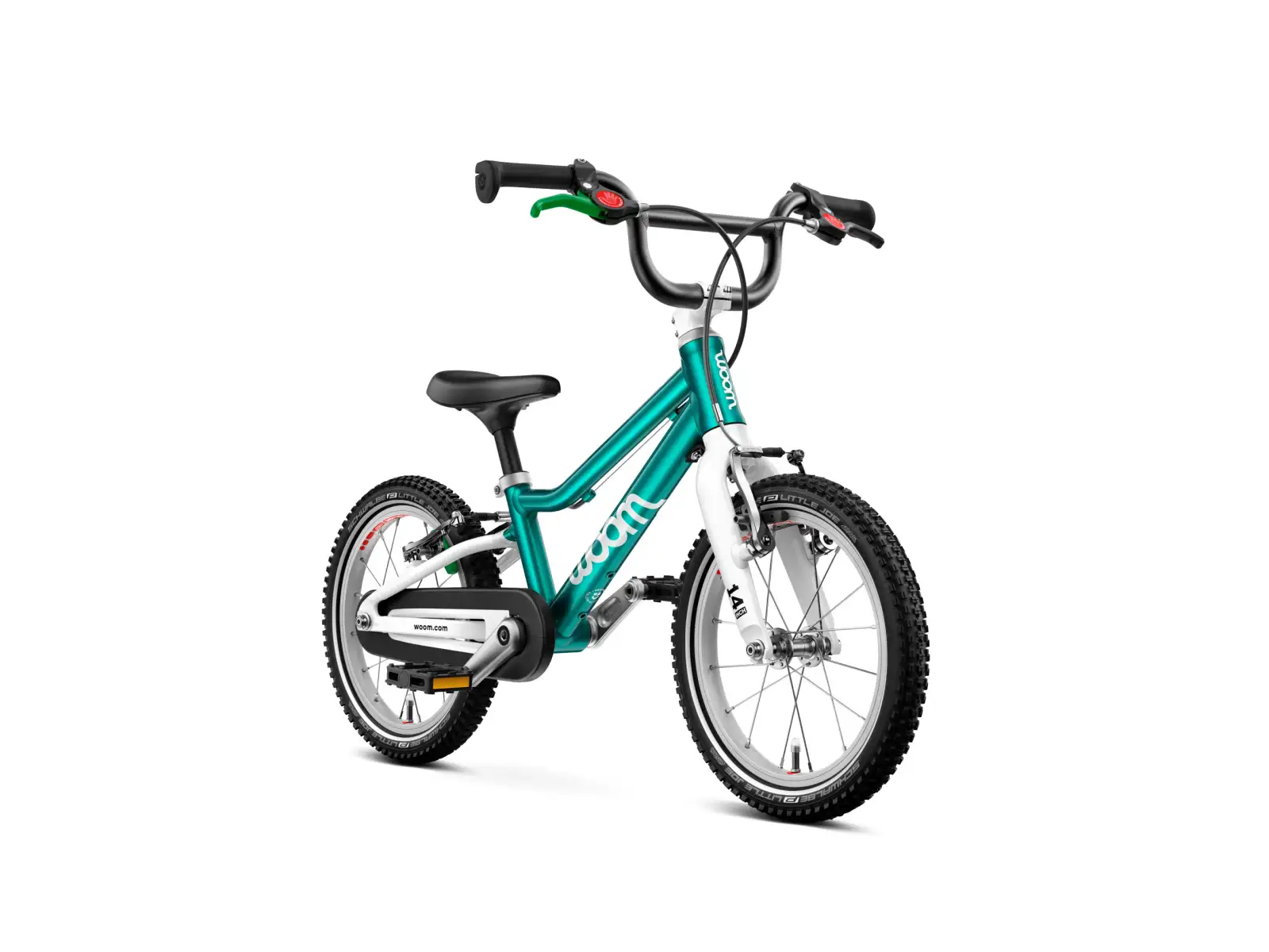Woom GO 2 Metallic Turquoise 14 Kinderfahrrad