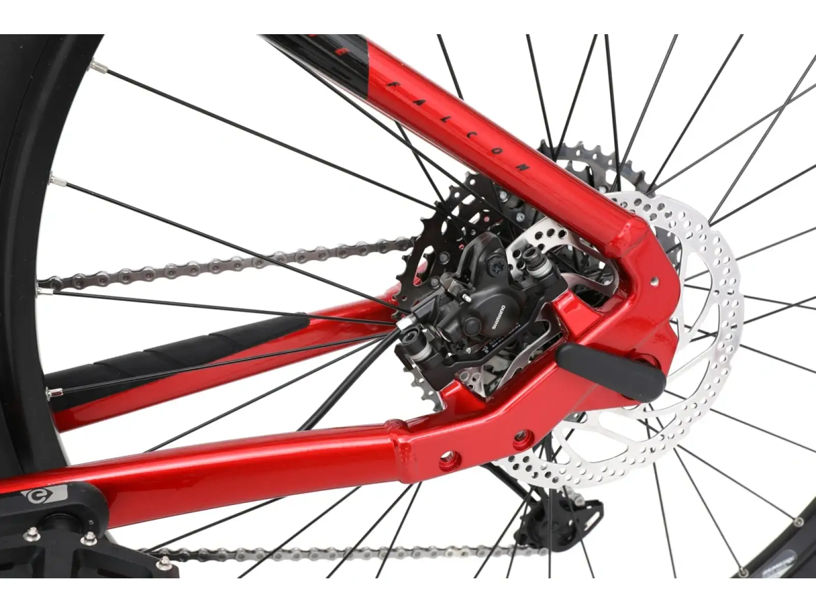 Apache Falcon 2 Bosch CX 800 Wh Mountain E-Bike rot