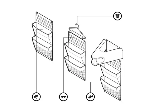Hiplok Organizer Schwarz