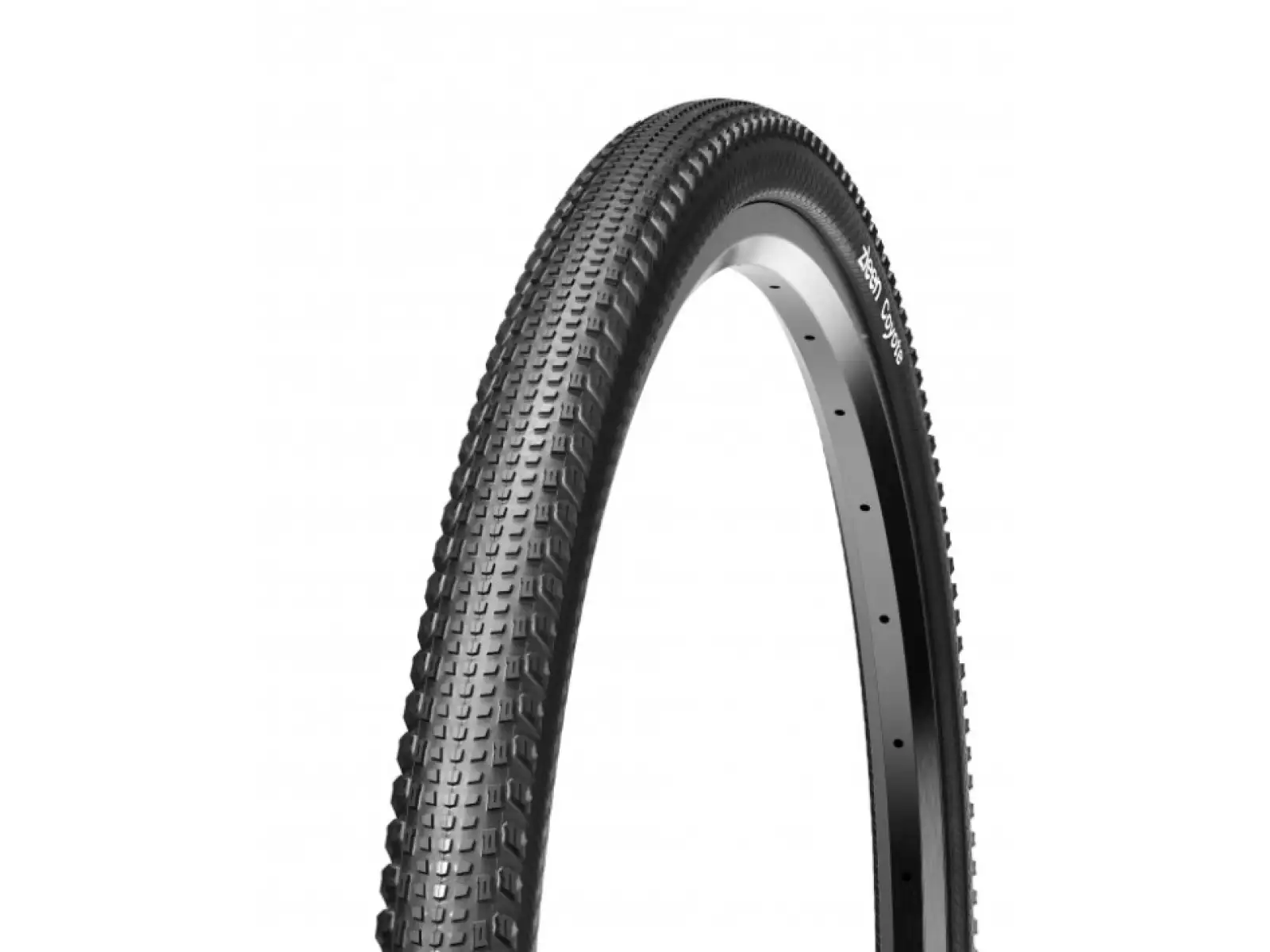 Schwarzer 28" Gravelreifen mit Kevlar von Zleen Coyote