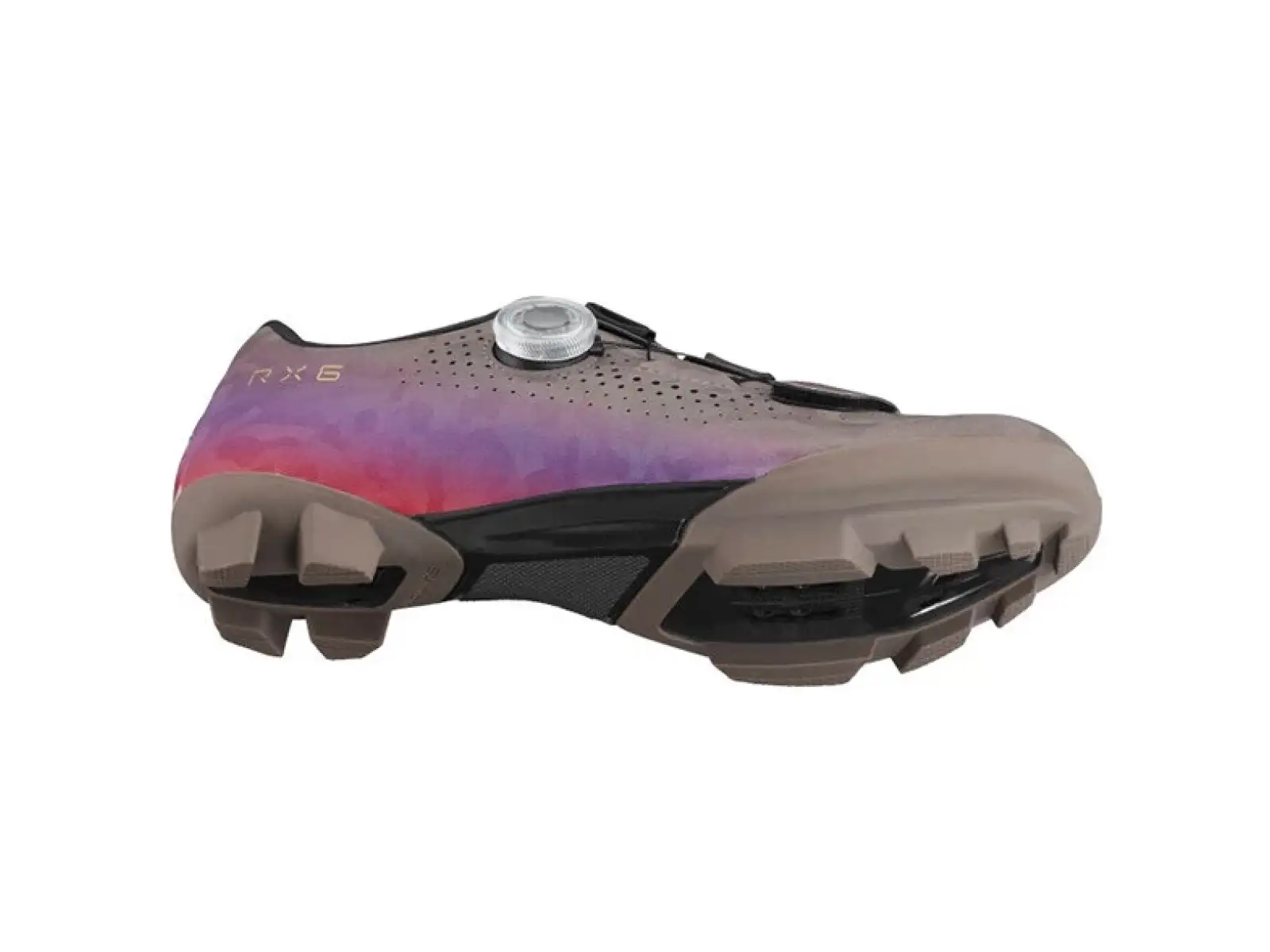 Shimano SH-RX600 Damen Gravel-Schuhe grau/lila