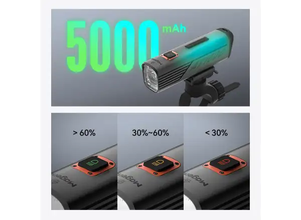 Magene AT1200 Vorderlicht mit Powerbank