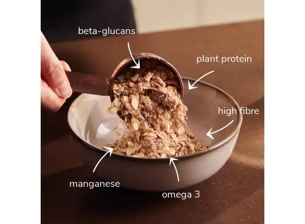 Veloforte Overnight Oats – Erdbeere & Kokos
