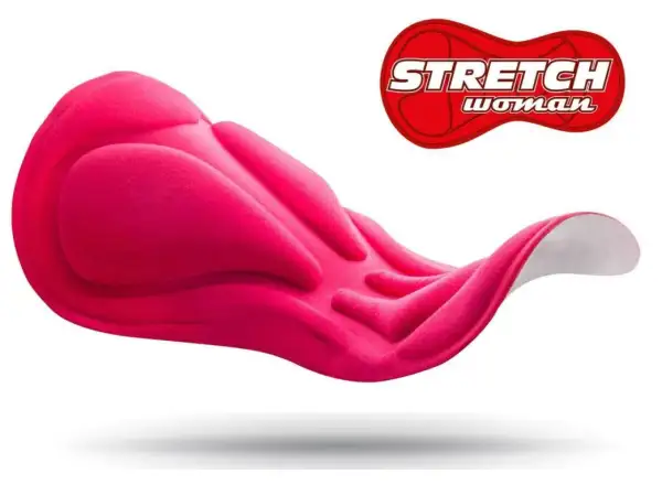 Etappe Livia Damen 3/4 Hose mit Polsterung Schwarz/Rosa