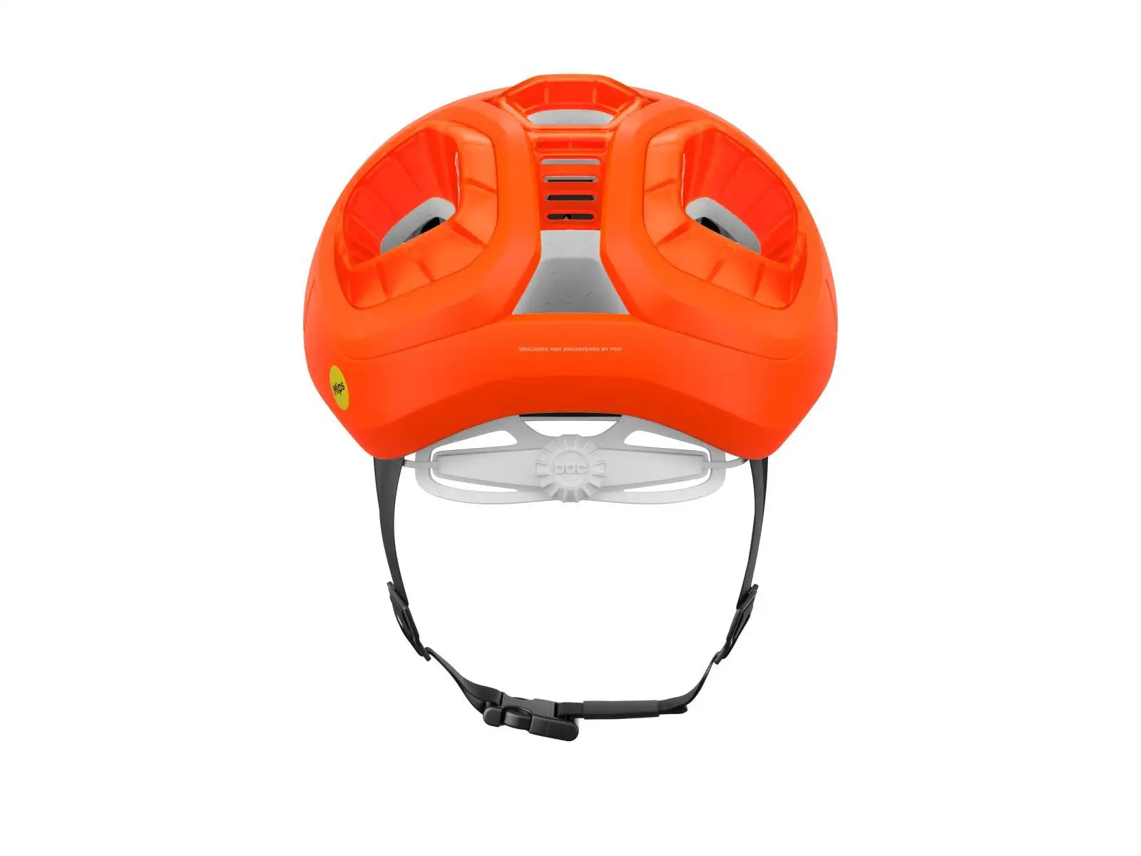 POC Amidal Straßenhelm Fluorescent Orange Matt