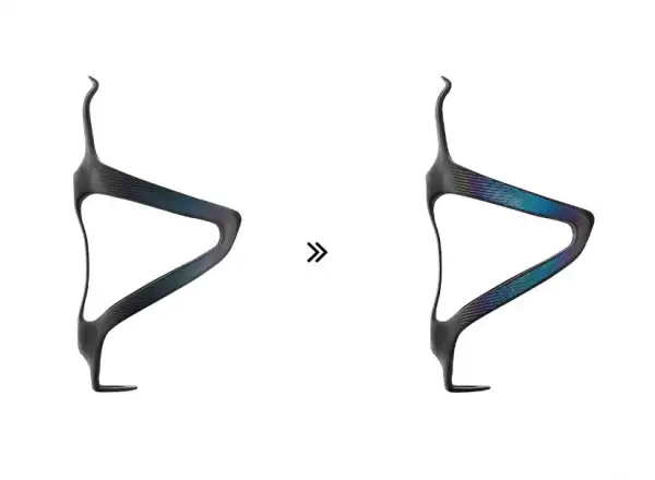 Ciclovation Carbon Spectrum Reflective Flaschenhalter.