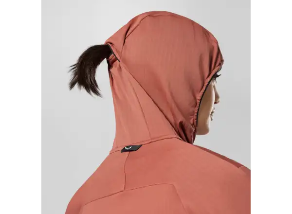 Salewa Pedroc 3 Hooded Damen-Sweatshirt Etruscan Red