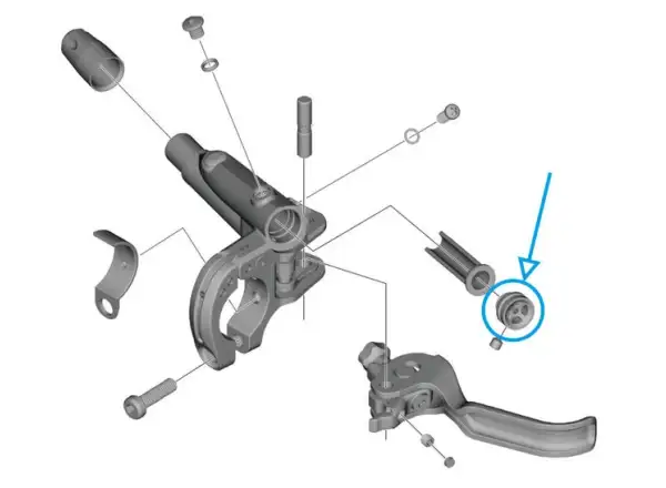 Shimano Verschlusskappe für Ausgleichsbehälter für Hebel BL-M8000