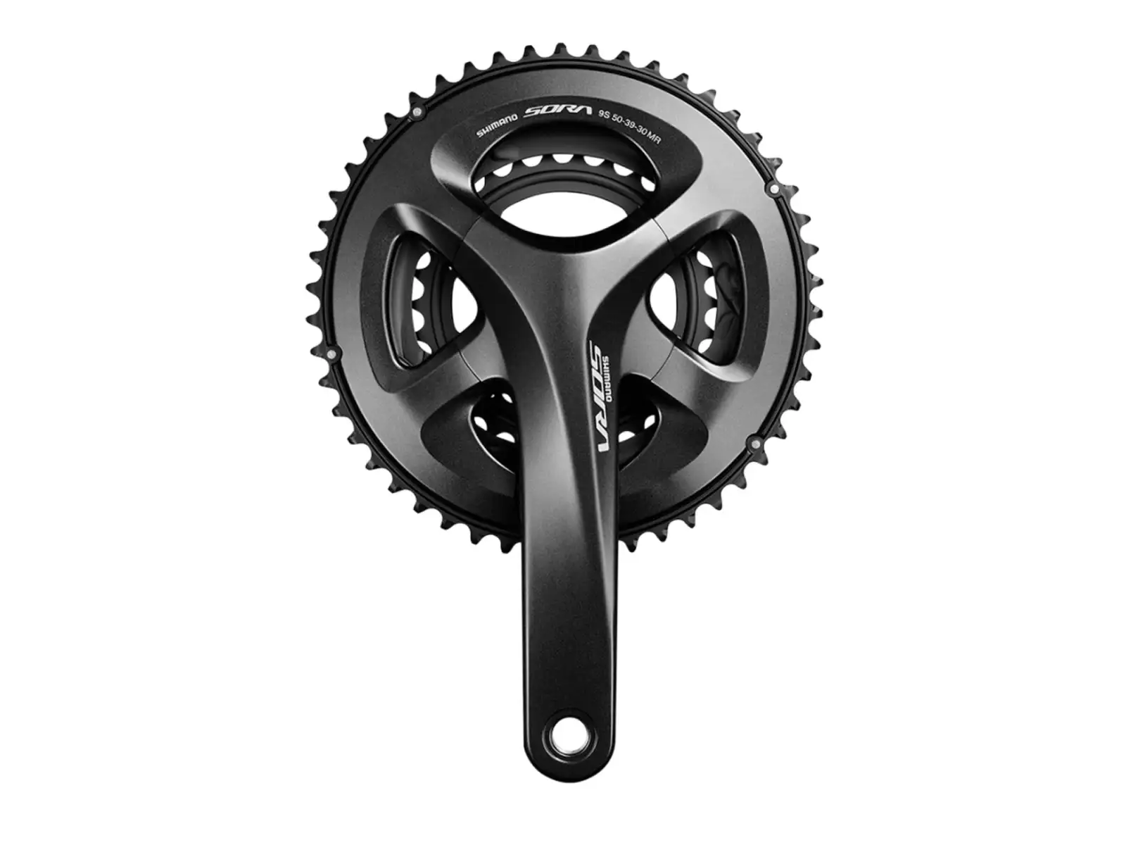 Shimano Sora FC-R3030 Rennrad-Kurbeln 3×9-fach 50/39/30 Zähne 175 mm
