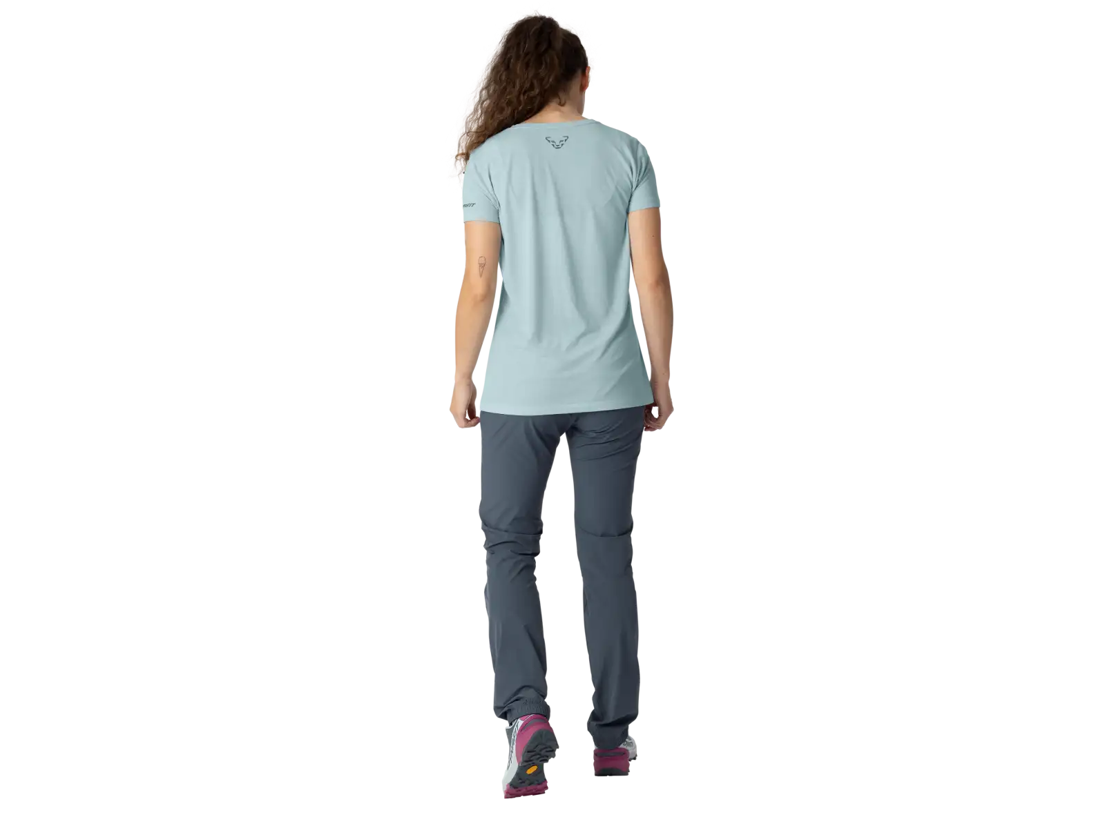 Dynafit Transalper Graphic Damen T-Shirt kurze Ärmel Cloud Blue