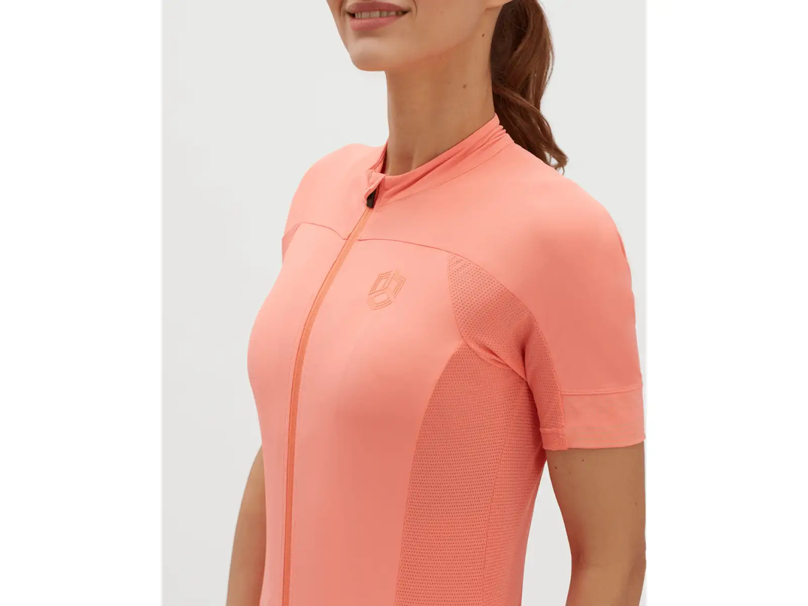 Silvini Montella Damen-Trikot, kurzarm, Koralle.