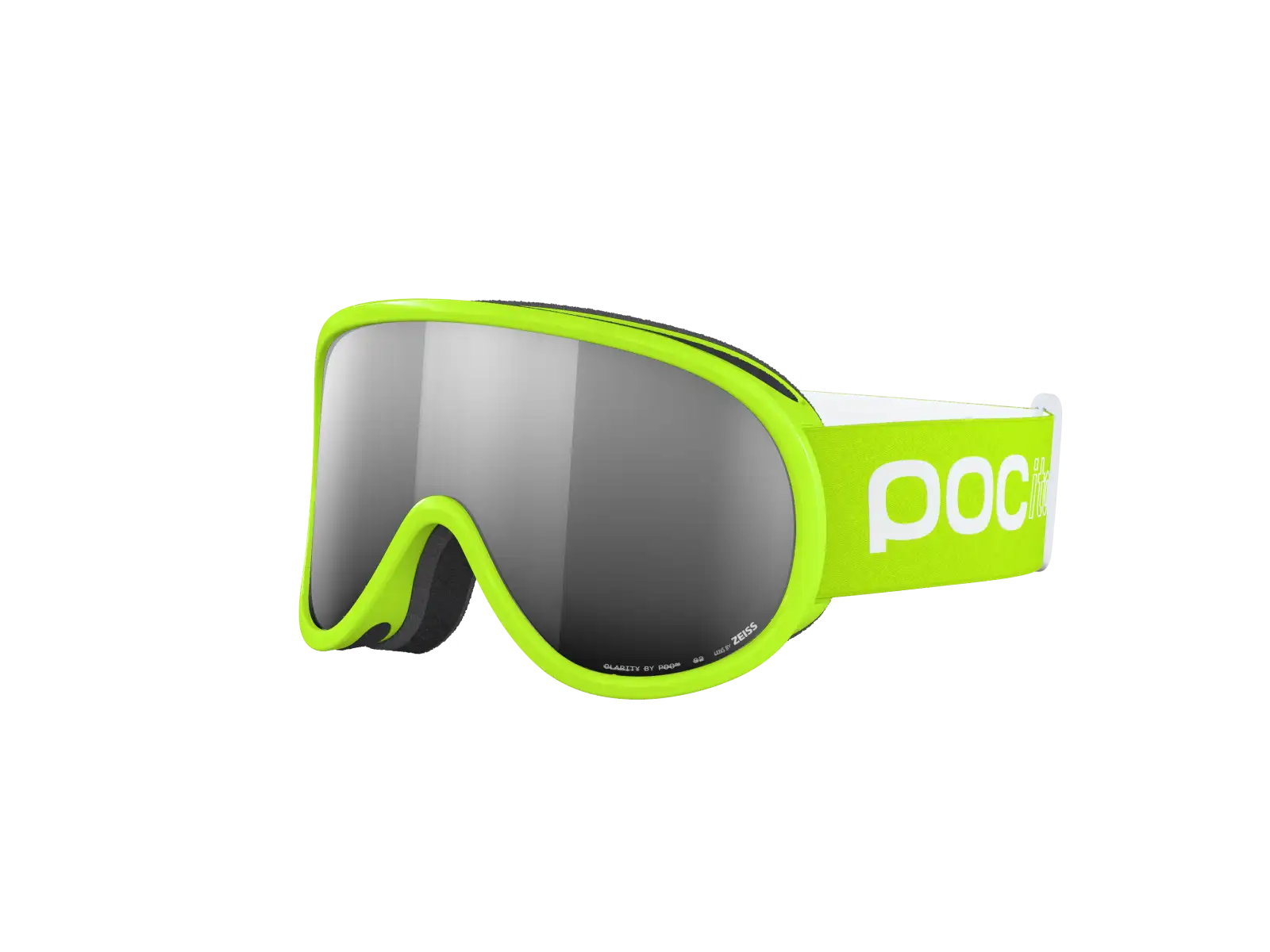POC POCito Retina Kinder-Skibrille Fluorescent Yellow/Green/Partly Sunny Silver