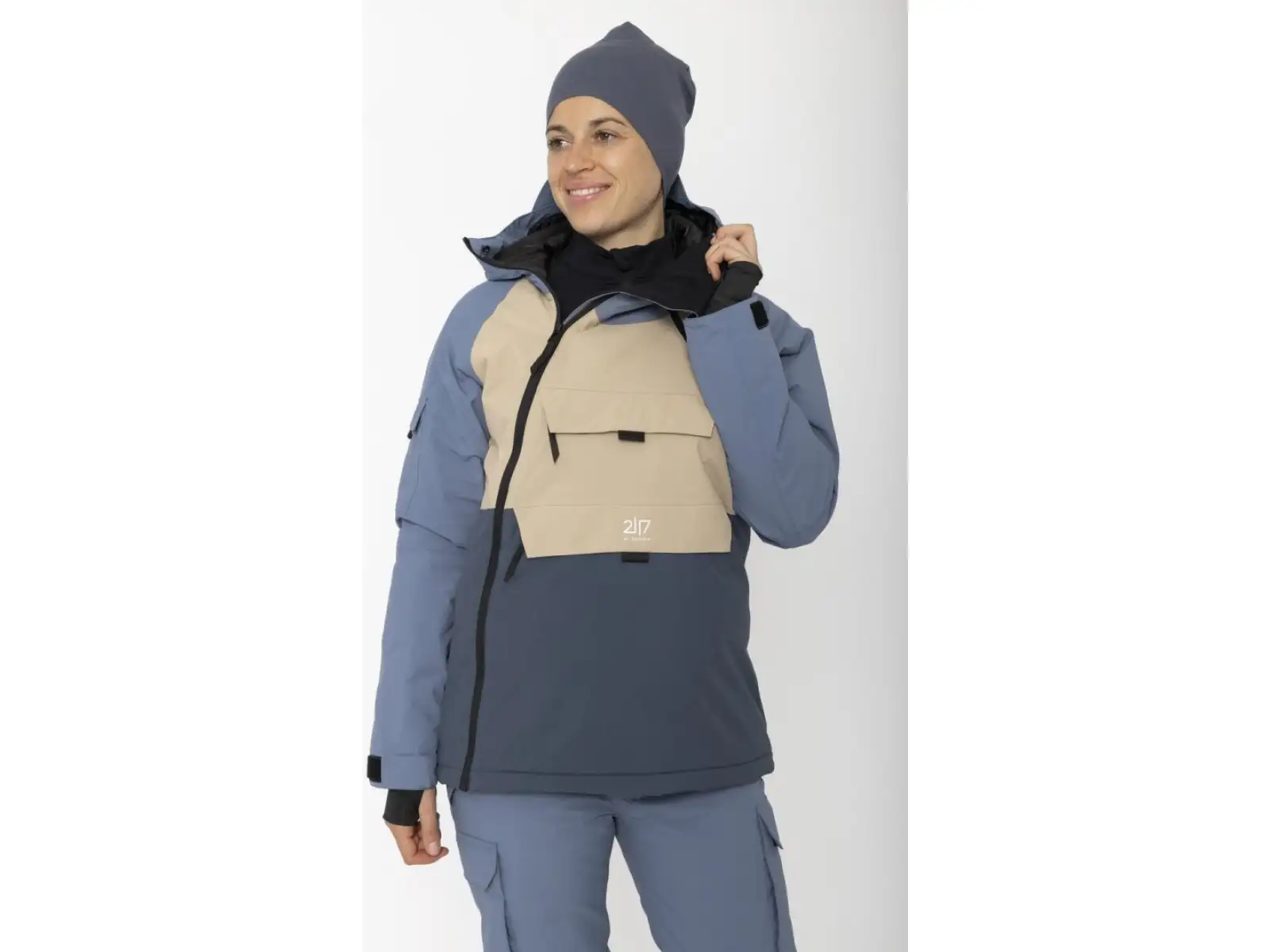 2117 of Sweden Nelkerim Damen Skijacke Dusty Blue
