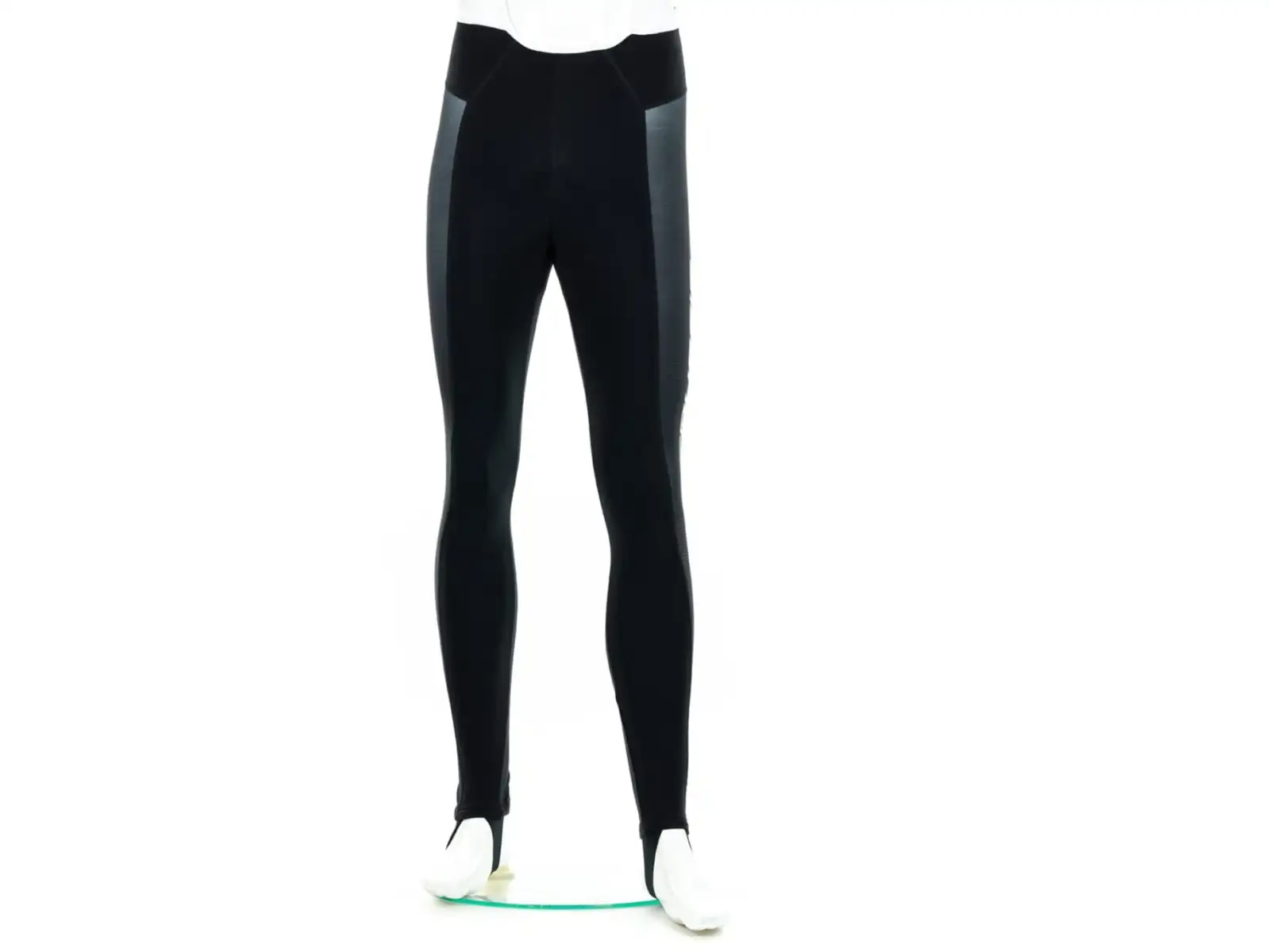 Crussis One Herrenhose mit Latz und Polsterung Schwarz/Weiß