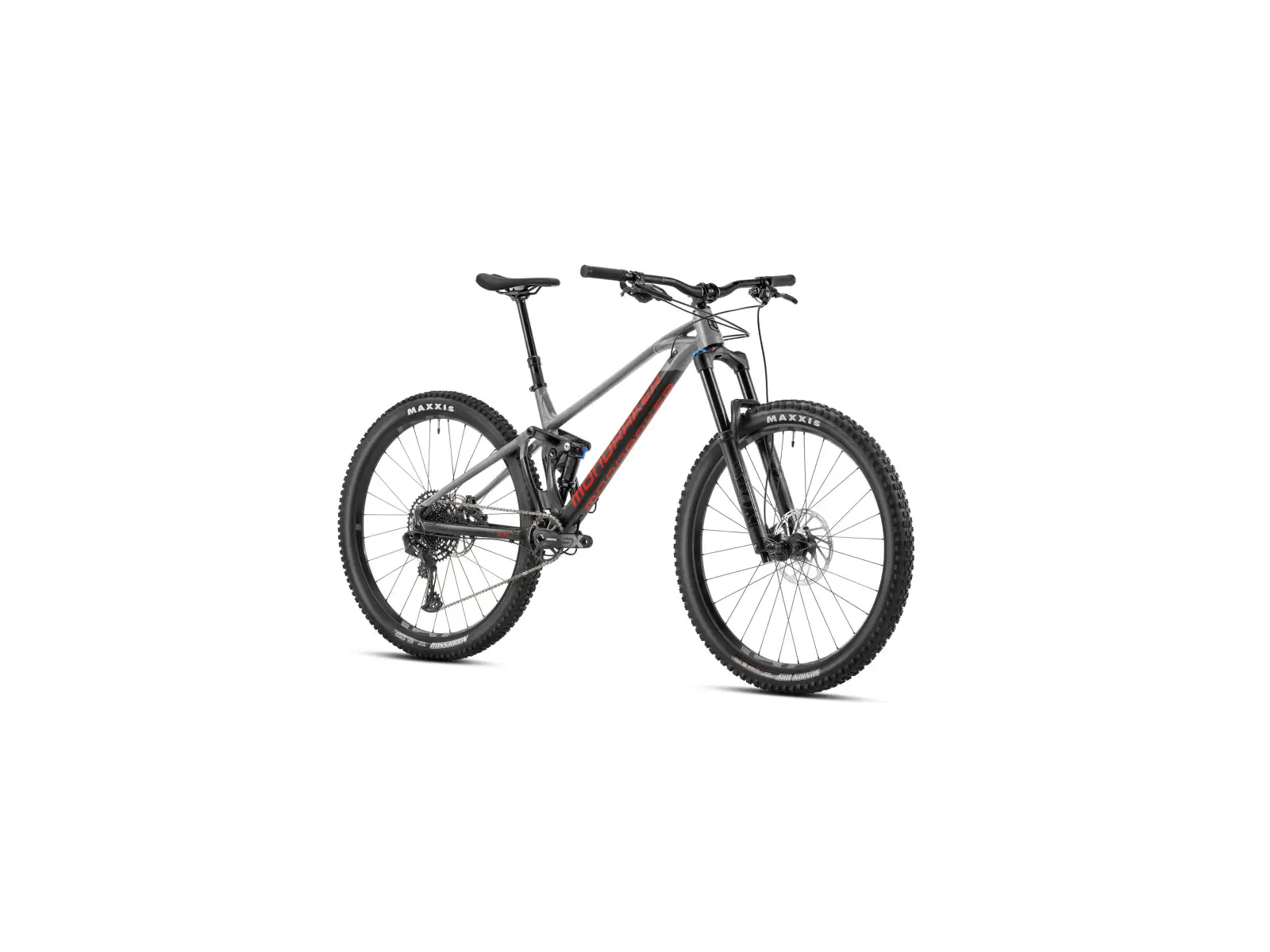 Mondraker Foxy vollgefedertes Fahrrad black/nimbus grey/flame red