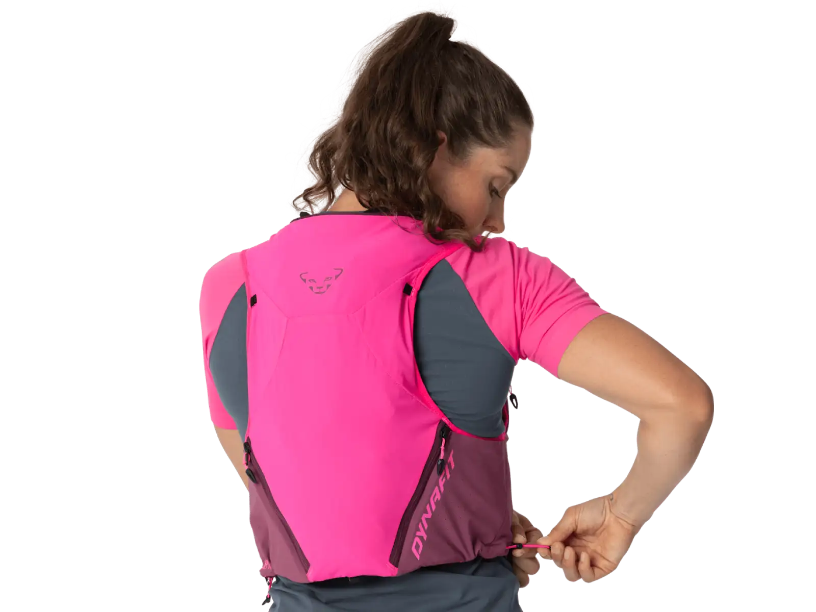 Dynafit Alpine 8 l Laufweste Pink Glo/Amaranth